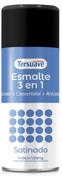 AEROSOL NEGRO SATINADO 440CC TERSUAVE